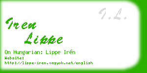 iren lippe business card