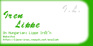 iren lippe business card